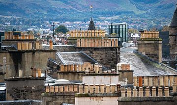 the rooftops of Edinburgh by Stefan Havadi-Nagy