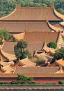 Luftaufnahme über Peking Palace Museum mit von Pavillon Dächer von Tony Vingerhoets Miniaturansicht