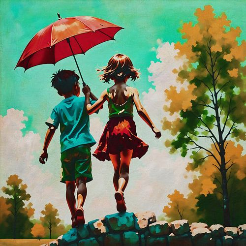 Kinderlijke verkenning