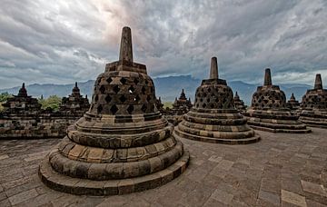 Borobudur tempel, Indonesië van x imageditor