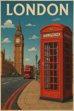Londen van Poster Art Shop