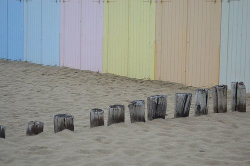 In Vlissingen aan het strand