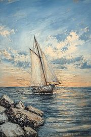 Sunset Voyage by Wonderful Art