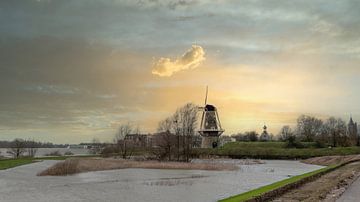 Blik op Gorinchem. van Jan Hendrik Golverdingen