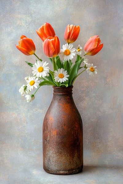 Flower bouquet vase by Poster Art Shop