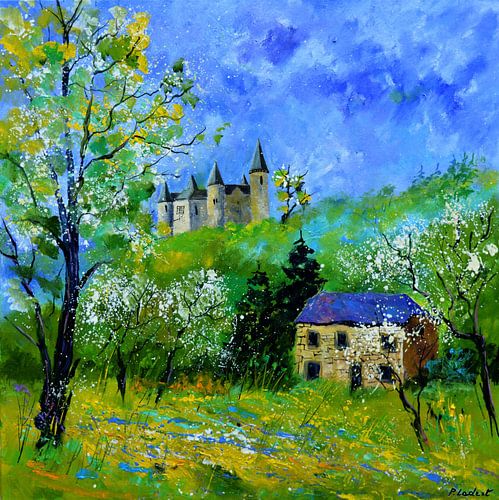 Chateau de Veves au printemps