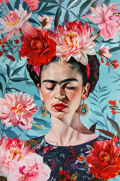Frida Flower Manifesto by Poster Art Shop