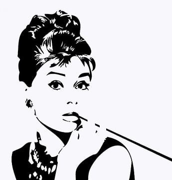 Audrey Hepburn van Brian Morgan