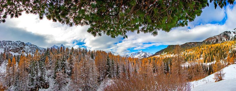 Onset of winter in the Radstädter Tauern by Christa Kramer