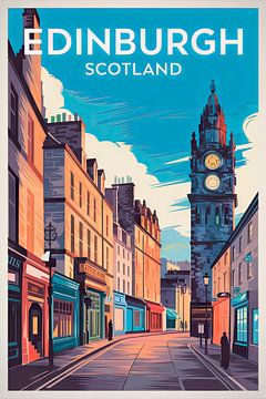 Edinburgh, Schotland. van Poster Art Shop