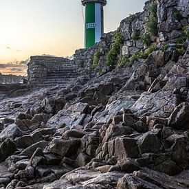 Phare "Le Coq", Bénodet, France sur Stephan Neven