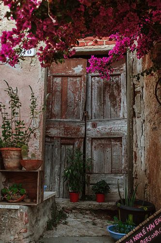 Wooden door, Italy