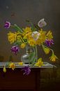 Stilleven ‘Narcissen en tulpen’ van Willy Sengers thumbnail