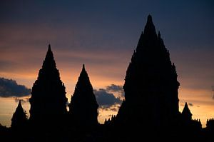Indonésie météo Prambanan coucher de soleil sur Richard Wareham