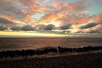 Zonsondergang Ijsselmeer