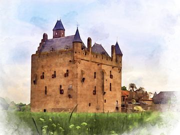 Doorenburg Castle, Doorenburg, Gelderland.