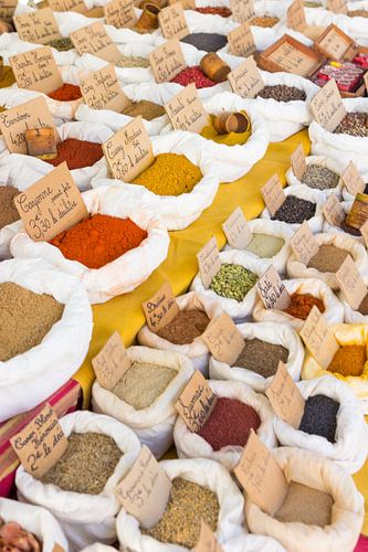 Kruiden marktkraam Frankrijk
