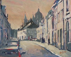 Ende eines schönen Sommertages in der Rue de Bruxelles