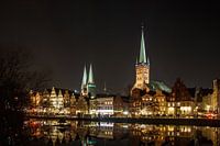 Lübeck bei Nacht