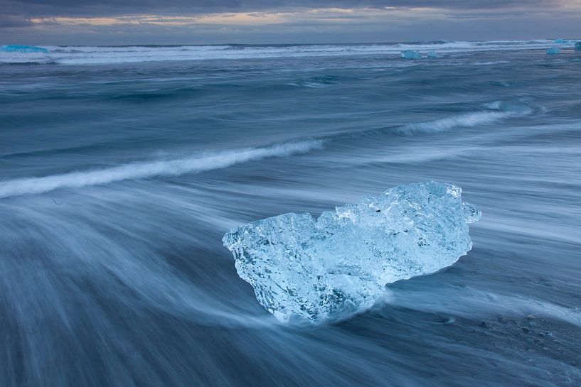 Eisbrocken am Strand von Sven-Erik Arndt