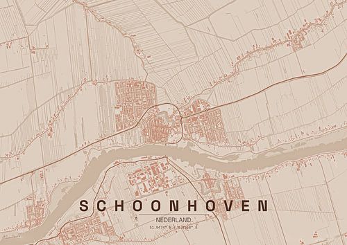 Schoonhoven Plattegrond