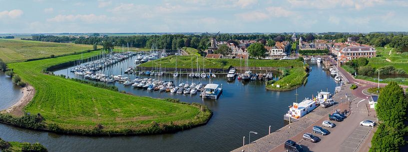 Panoramic photo of Willemstad Brabant (aerial view) by Fotografie Jeronimo