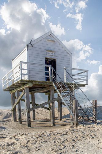 Drenkelingenhuis Vlieland Old print