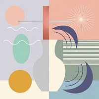 Pastel Balance - Composition minimale moderne