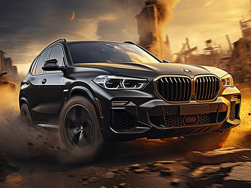 BMW X5M Competition van Tim Kunst en Fotografie