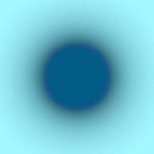 Sonne Azur Blau Abstrakter Minimalismus