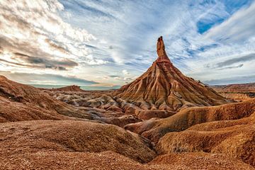 Berg in Spaanse woestijn van VIDEOMUNDUM