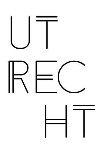 Stadsmotief Typo Utrecht