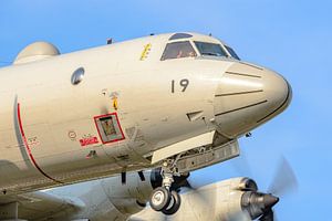 Nahaufnahme der japanischen Lockheed (Kawasaki) P-3C Orion.