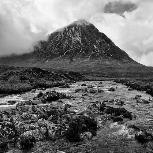 Buachaille Etive Mòr, Glen Etive, Schotland van Johan Zwarthoed