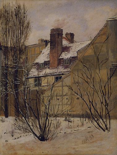 Jørgen Roed, du jardin de Collin à Copenhague, 1833