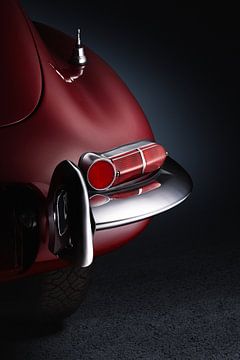1964 Jaguar E-Type Series 1 tail light and chrome bumper by Thomas Boudewijn