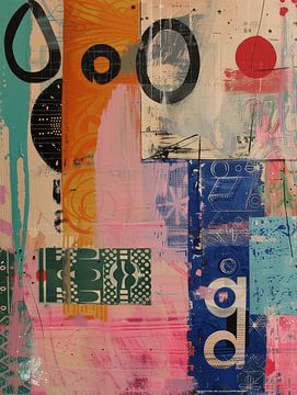 art collage modern en abstract van Studio Allee