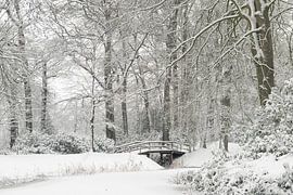 Winterlandschaft auf dem Landgut Oldenaller von Felix Sedney