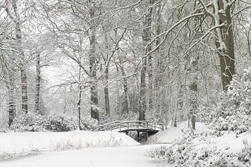 winter landscape on Oldenaller estate by Felix Sedney