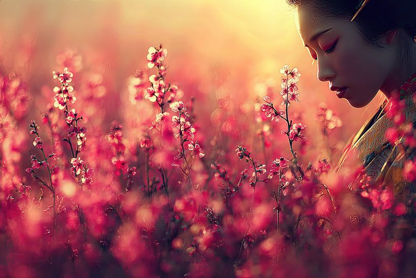 Picturesque Japan with Geisha by Egon Zitter