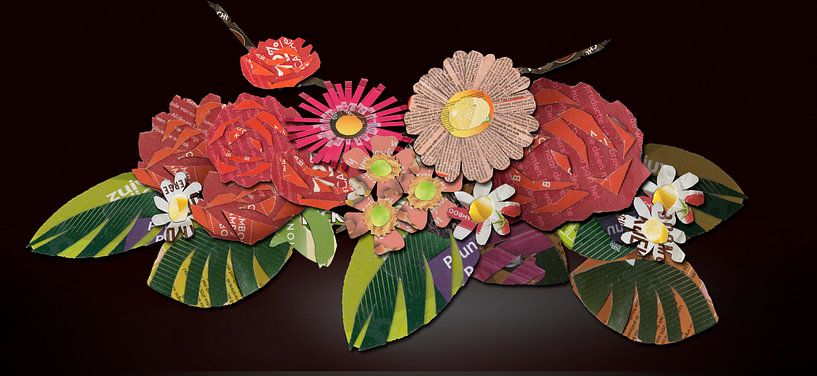 rose arrangement par Ruud van Koningsbrugge