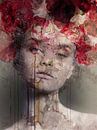 Sadness | A portrait of a woman in tears by Wil Vervenne thumbnail