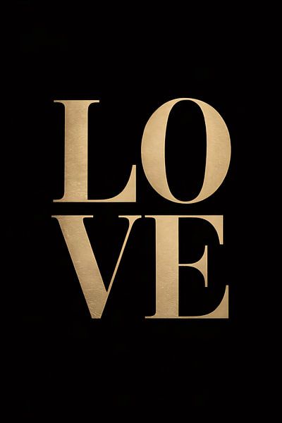 Gouden typografie met zwarte achtergrond van Art & Soul Creations