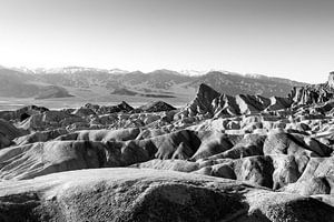 Death Valley, Zabriskie Point van Keesnan Dogger Fotografie