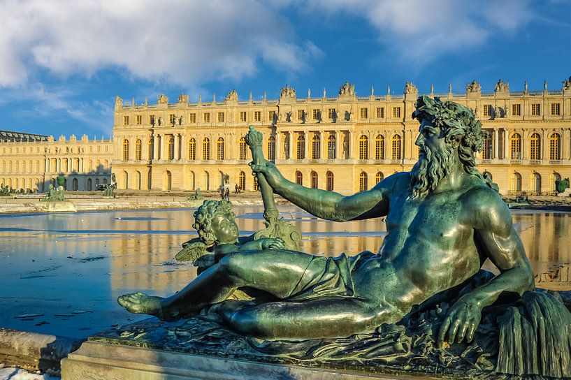 Neptunus voor het kasteel van Versailles van Christian Müringer