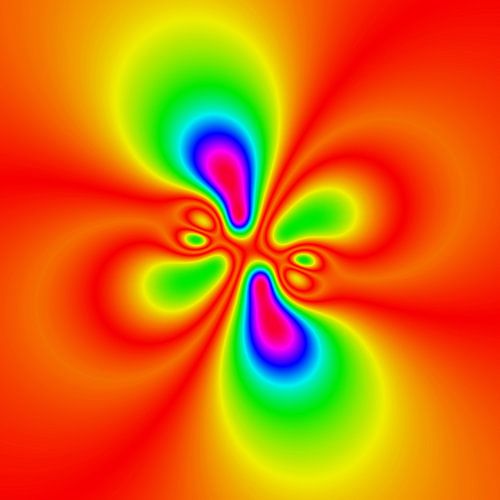 Abstract neon pattern