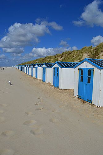 Strandhäuser in De Koog auf Texel