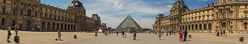 Panorama van het Louvre van Melvin Erné