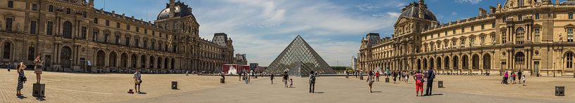 Panorama shot of the Louvre, Paris par Melvin Erné