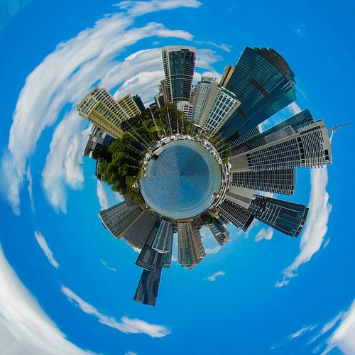 Kleine Planeet van Brisbane, Australië